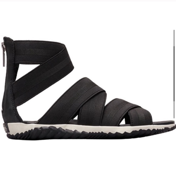 Sorel Out & About Plus Sandals Elastic Gladiator - Picture 4 of 7